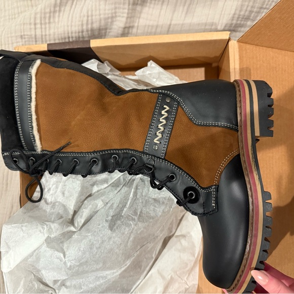 Women's Ilka Wool-Lined Leather Boots - Picture 2 of 5